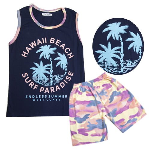 KIDS SANDO SET S/L SET ALL