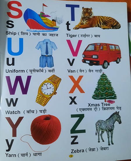 ALL IN ONE (G.K.) ALPHABETS (HINDI & ENGLISH) - Image 5