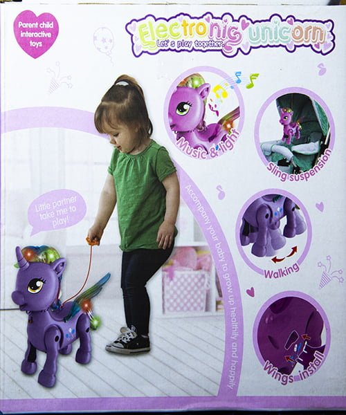 ELECTRONIC LIGHT & MUSICAL WALKABLE UNICORN FOR KIDS - Image 4